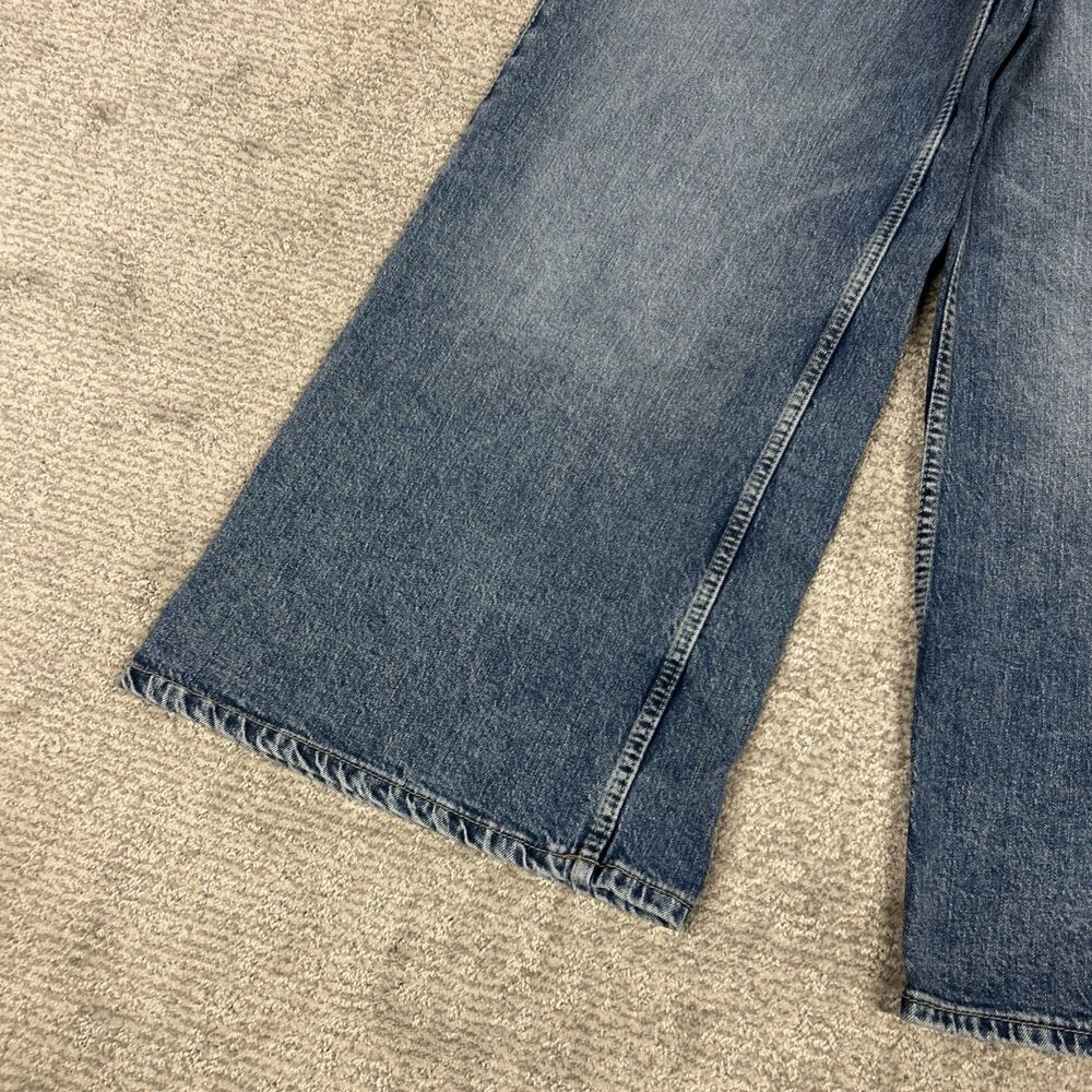 Johnny Was Sasson Jeans Womens 29 Mademoiselle Wide Leg Ankle Crop RD0624-7 New - Picture 7 of 10